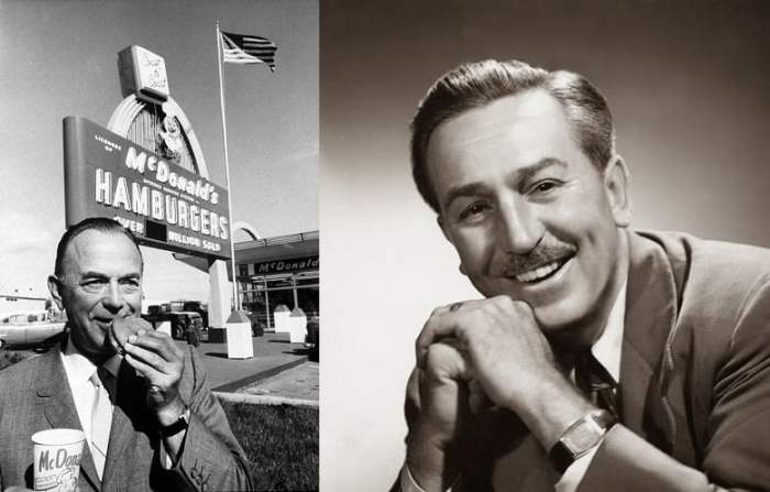 Walt disney and ray kroc