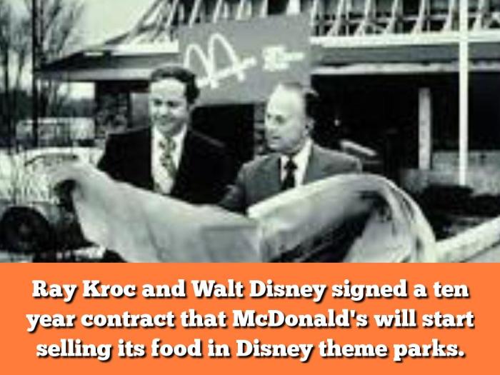 Walt disney and ray kroc