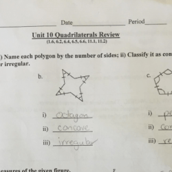 Unit 7 polygons and quadrilaterals homework 2 answer key